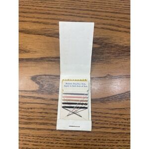 Vintage 1960s MCM "Silk Stocking Repair Kit" "Deep Rock" Traveling Sewing Kit